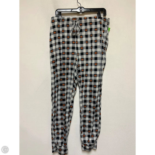 Pants Lounge By Clothes Mentor In Checkered Pattern, Size: Xl