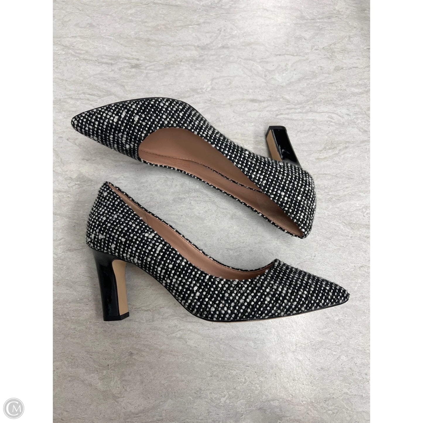 Shoes Heels Block By Cole-haan In Black & White, Size: 7