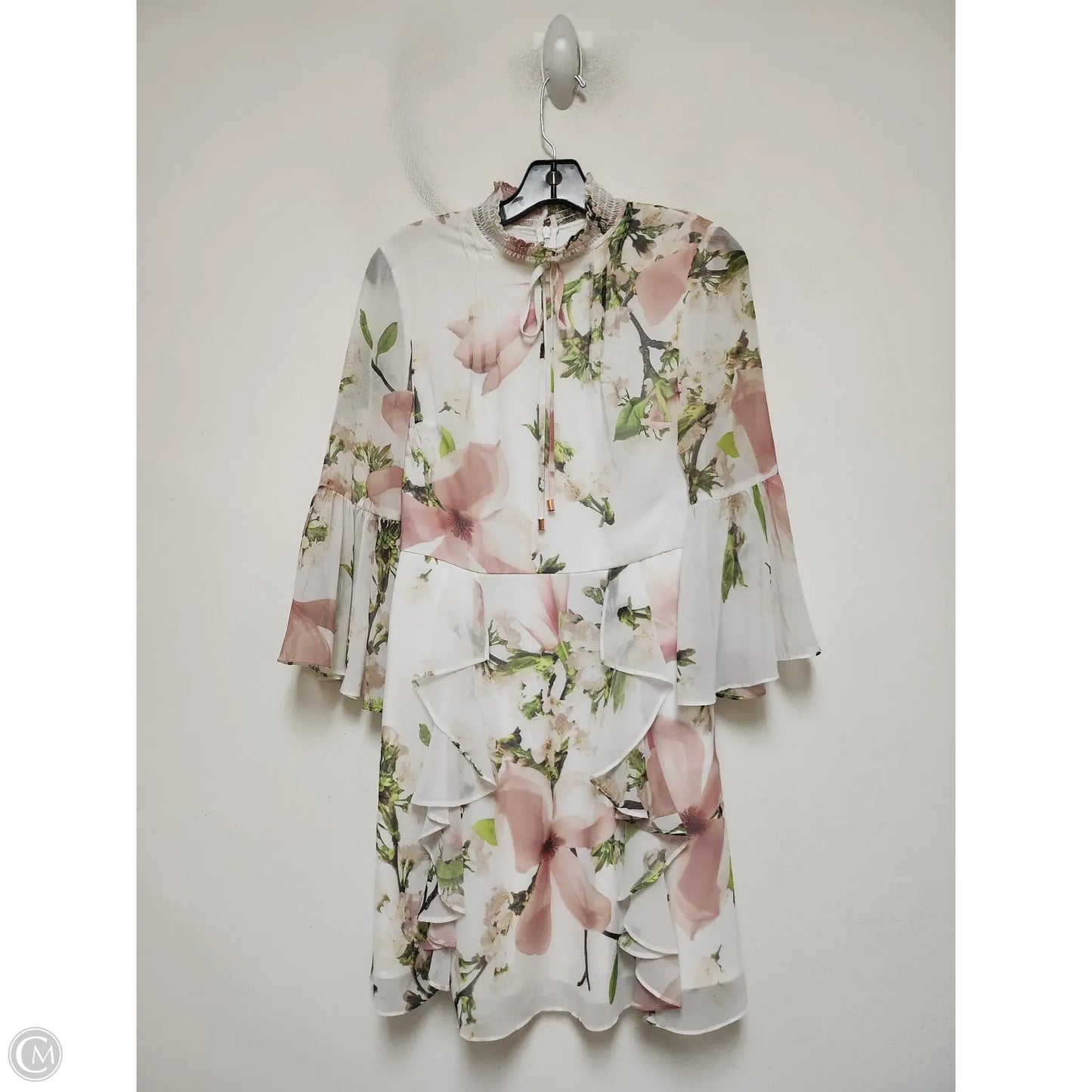 Dress Party Short By Ted Baker In Floral Print, Size: Xs