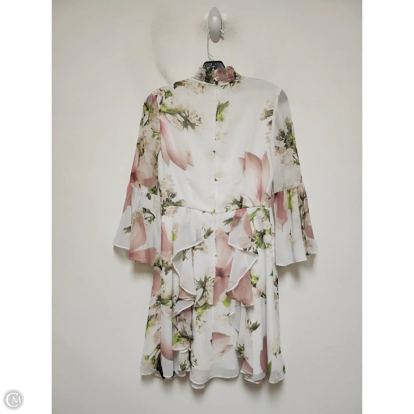 Dress Party Short By Ted Baker In Floral Print, Size: Xs