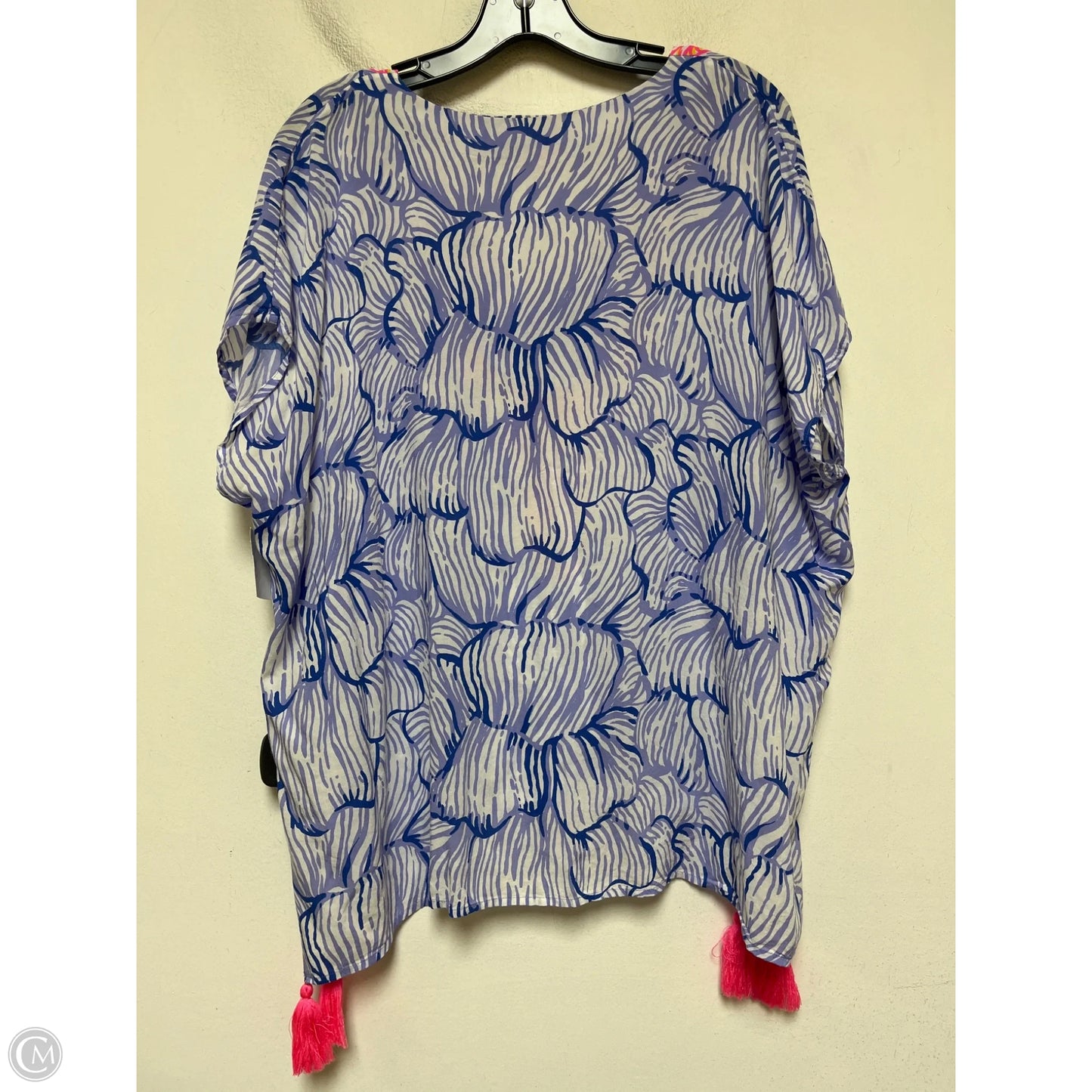 Top Short Sleeve Designer By Lilly Pulitzer In Multi-colored, Size: L