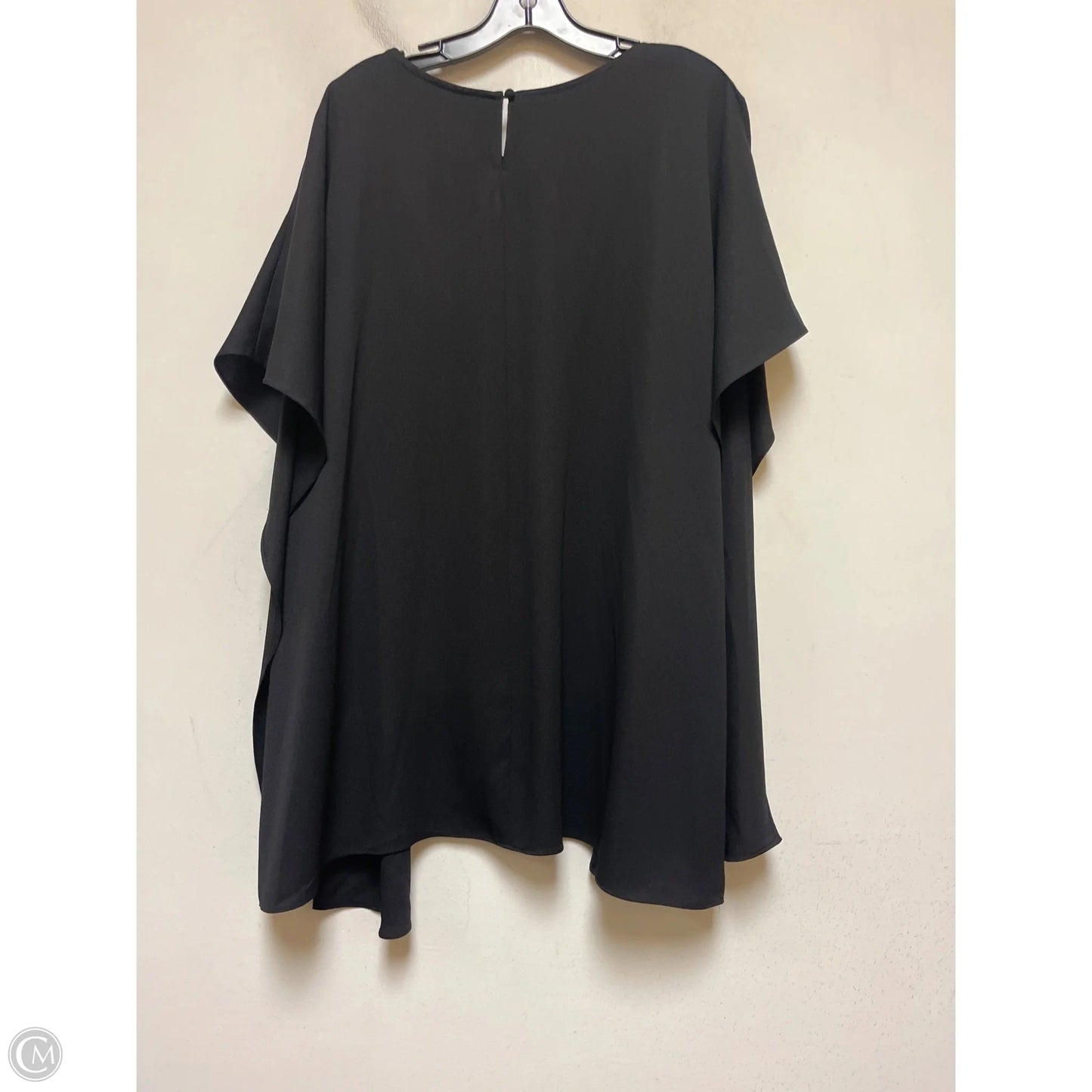 Top Short Sleeve By Chicos In Black, Size: M