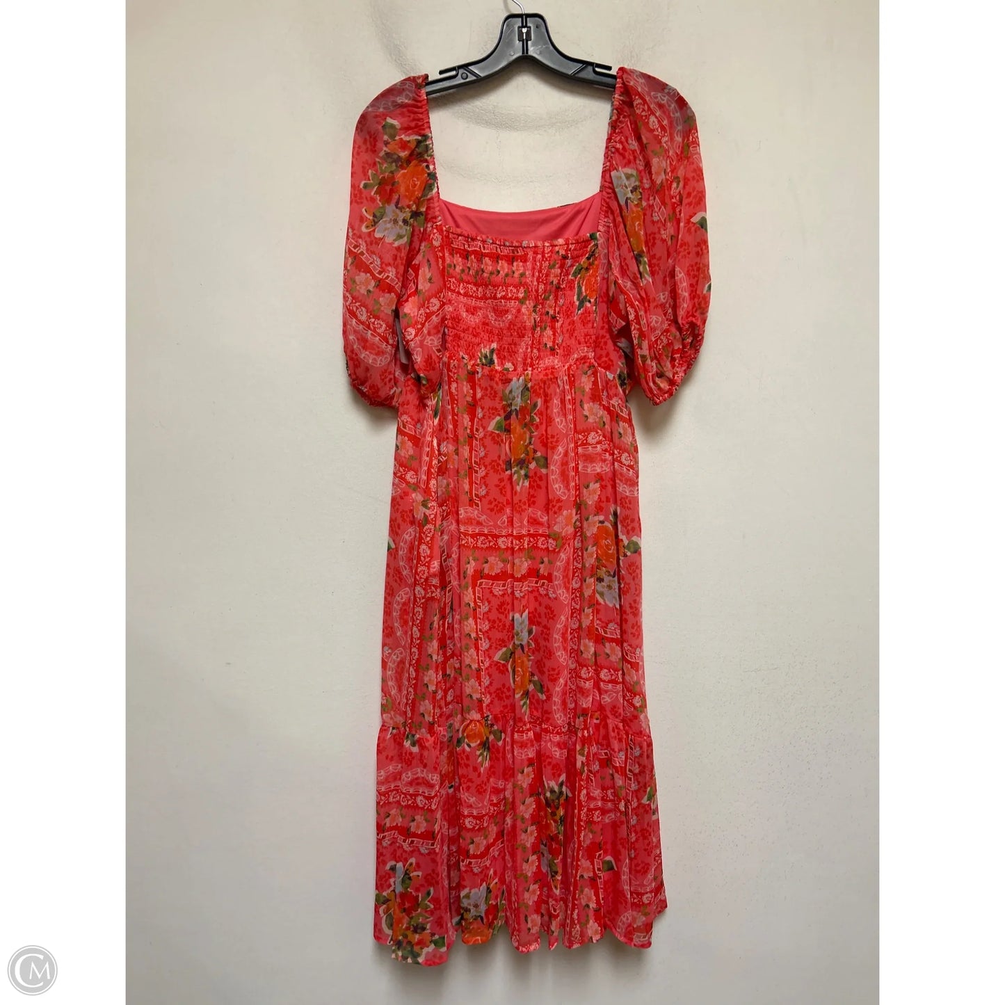 Dress Casual Midi By Clothes Mentor In Red, Size: Xl