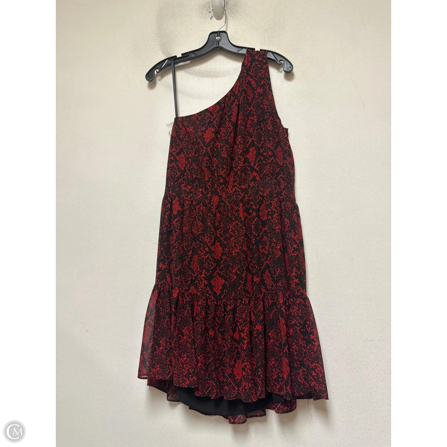 Dress Casual Short By Michael By Michael Kors In Black & Red, Size: M