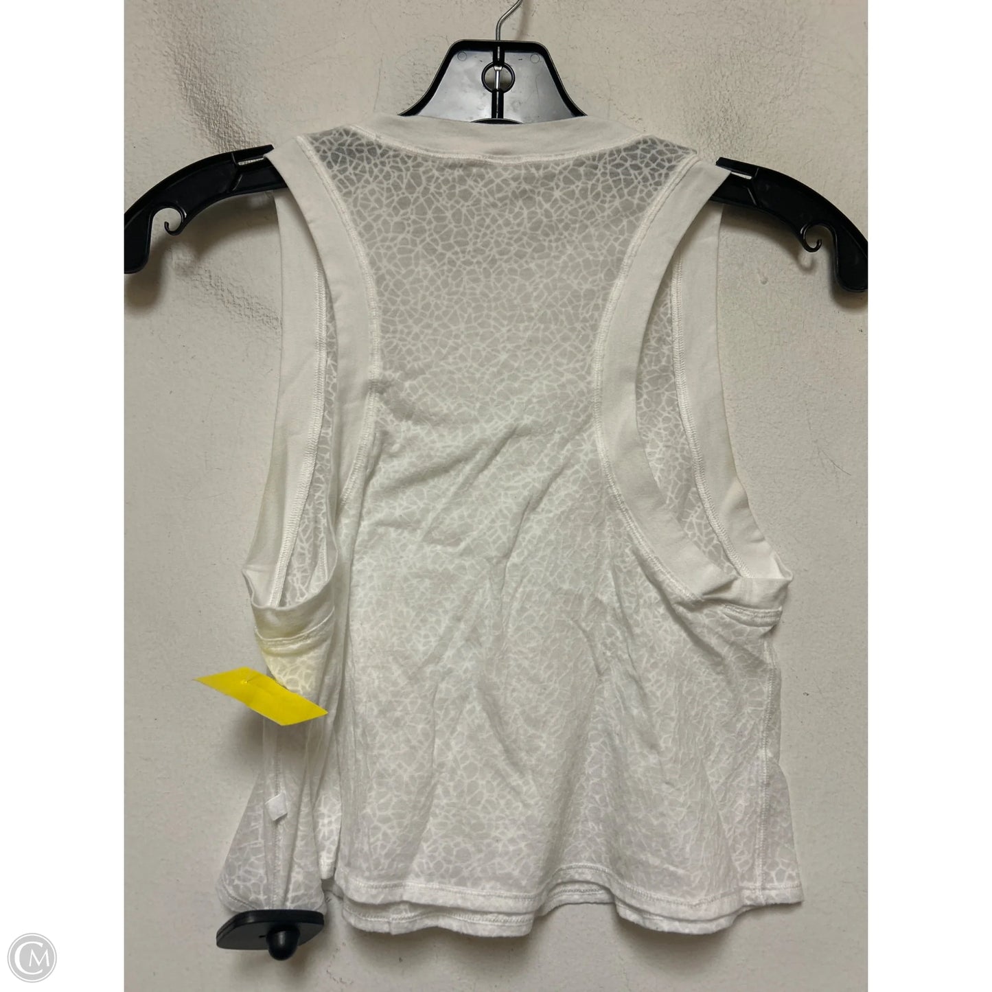 Athletic Tank Top By Lululemon In White, Size: Xs