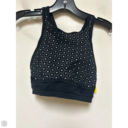 Athletic Bra By Lululemon In Black, Size: Xs