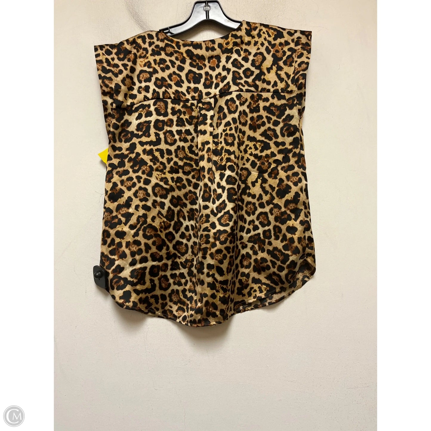 Top Short Sleeve By Loft In Animal Print, Size: S