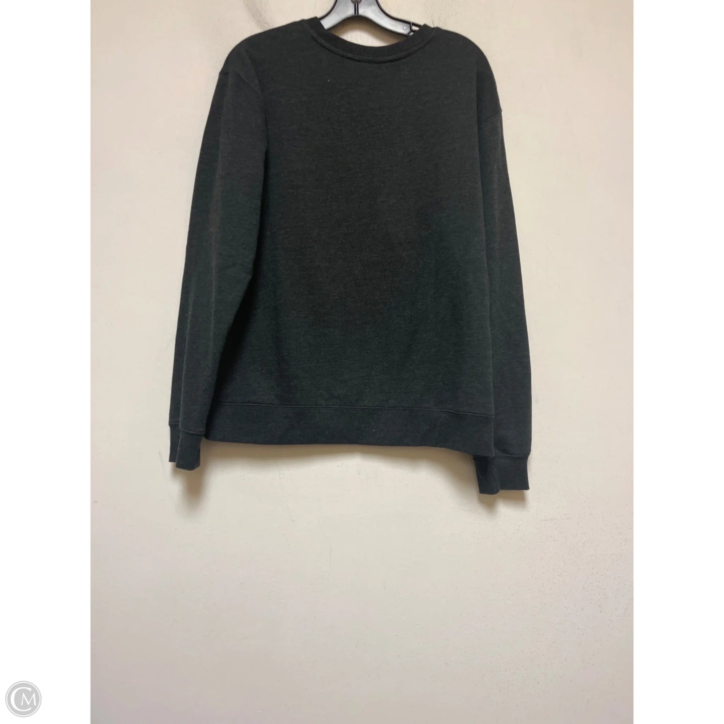 Sweatshirt Crewneck By Disney In Grey, Size: L