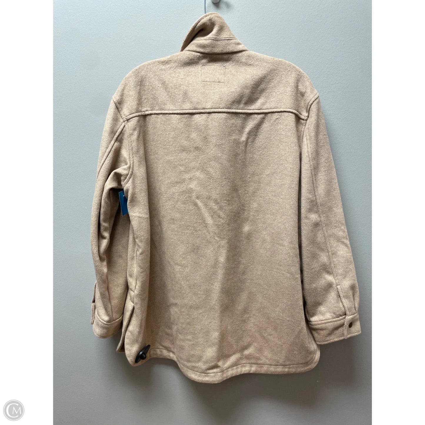 Jacket Shirt By Old Navy In Tan, Size: M