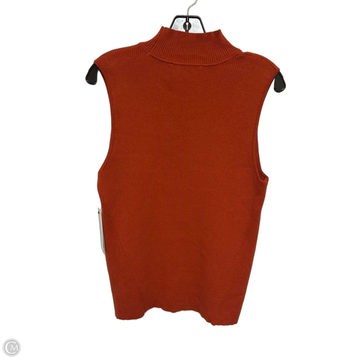 Top Sleeveless By Dkny In Orange, Size: Xl