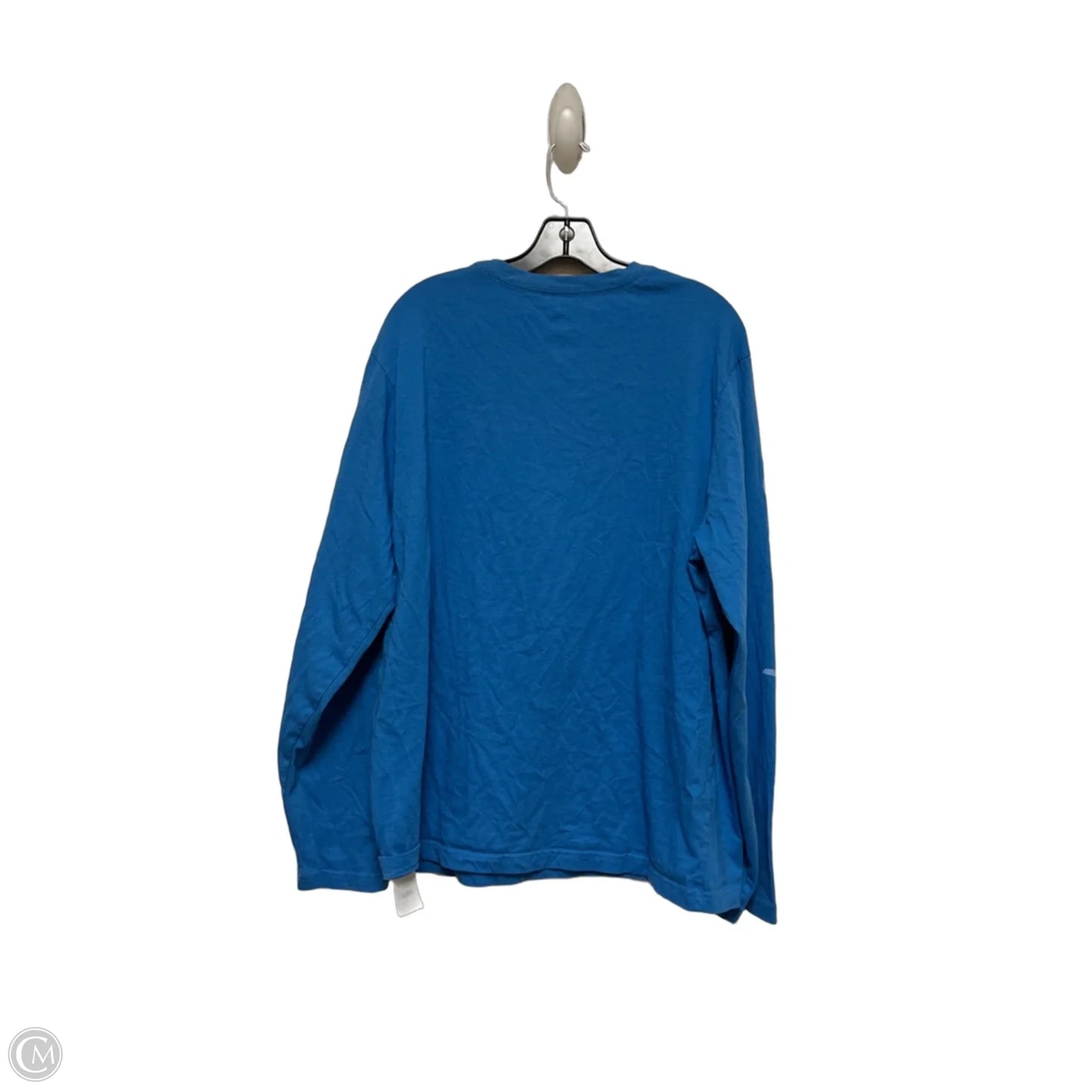 Top Long Sleeve Basic By Disney In Blue, Size: Xl