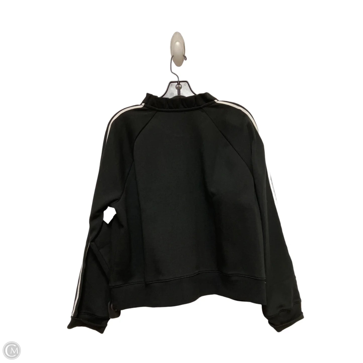 Athletic Jacket By Talbots In Black & White, Size: Xl