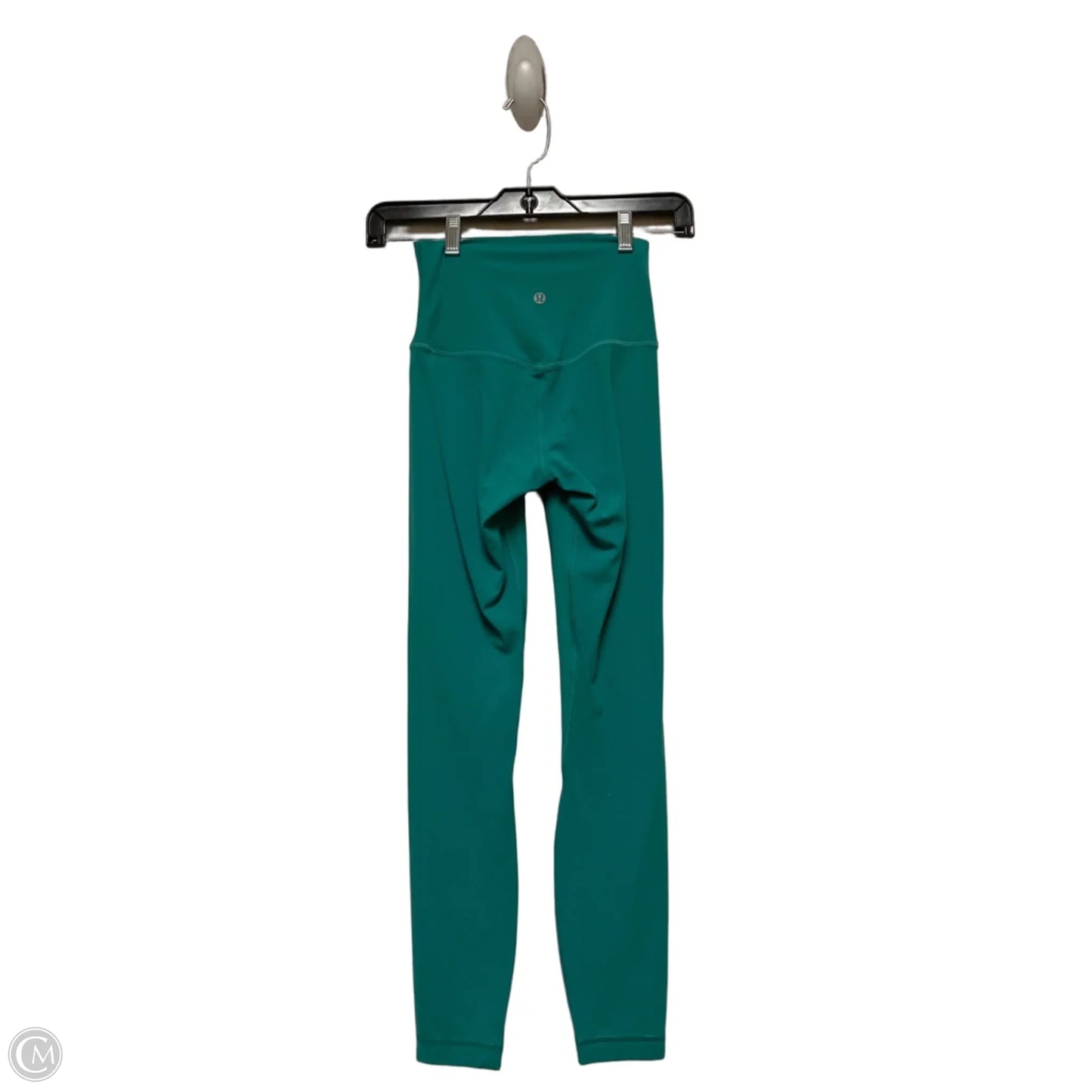 Athletic Leggings By Lululemon In Green, Size: Xs