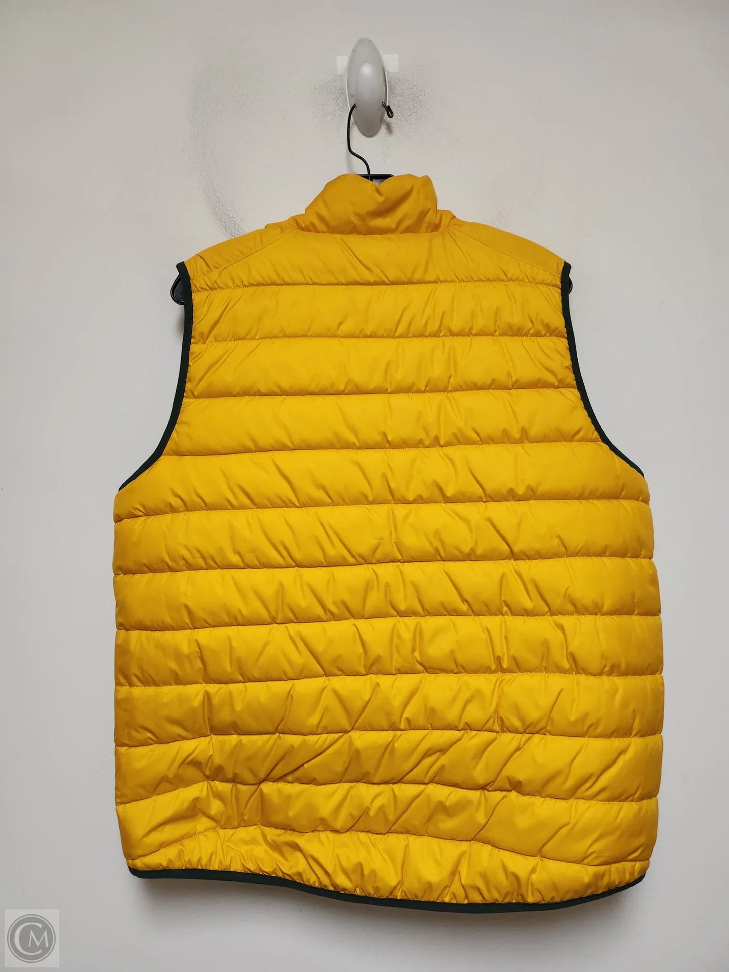 Jacket Puffer & Quilted By Nike Apparel In Green & Yellow, Size: L