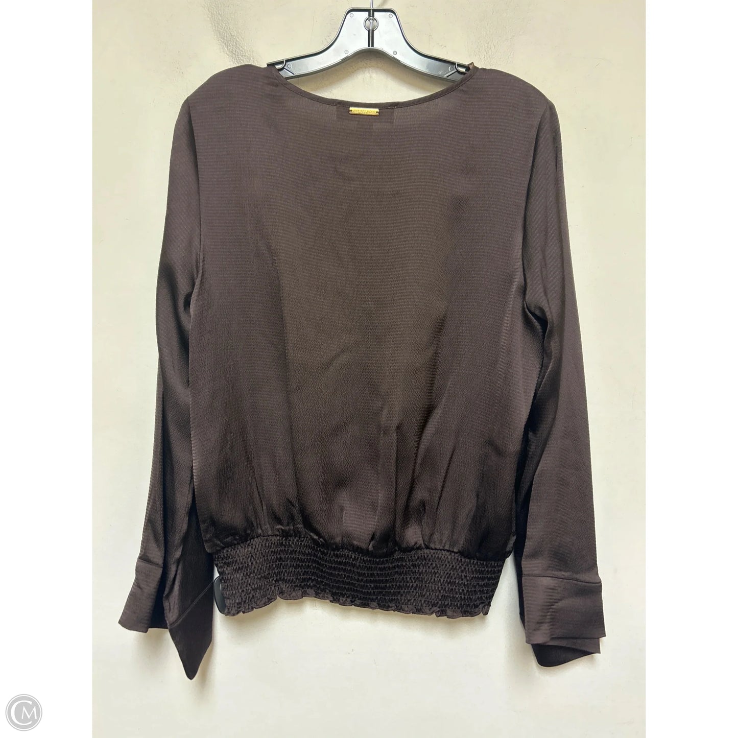 Top Long Sleeve By Michael By Michael Kors In Brown, Size: L