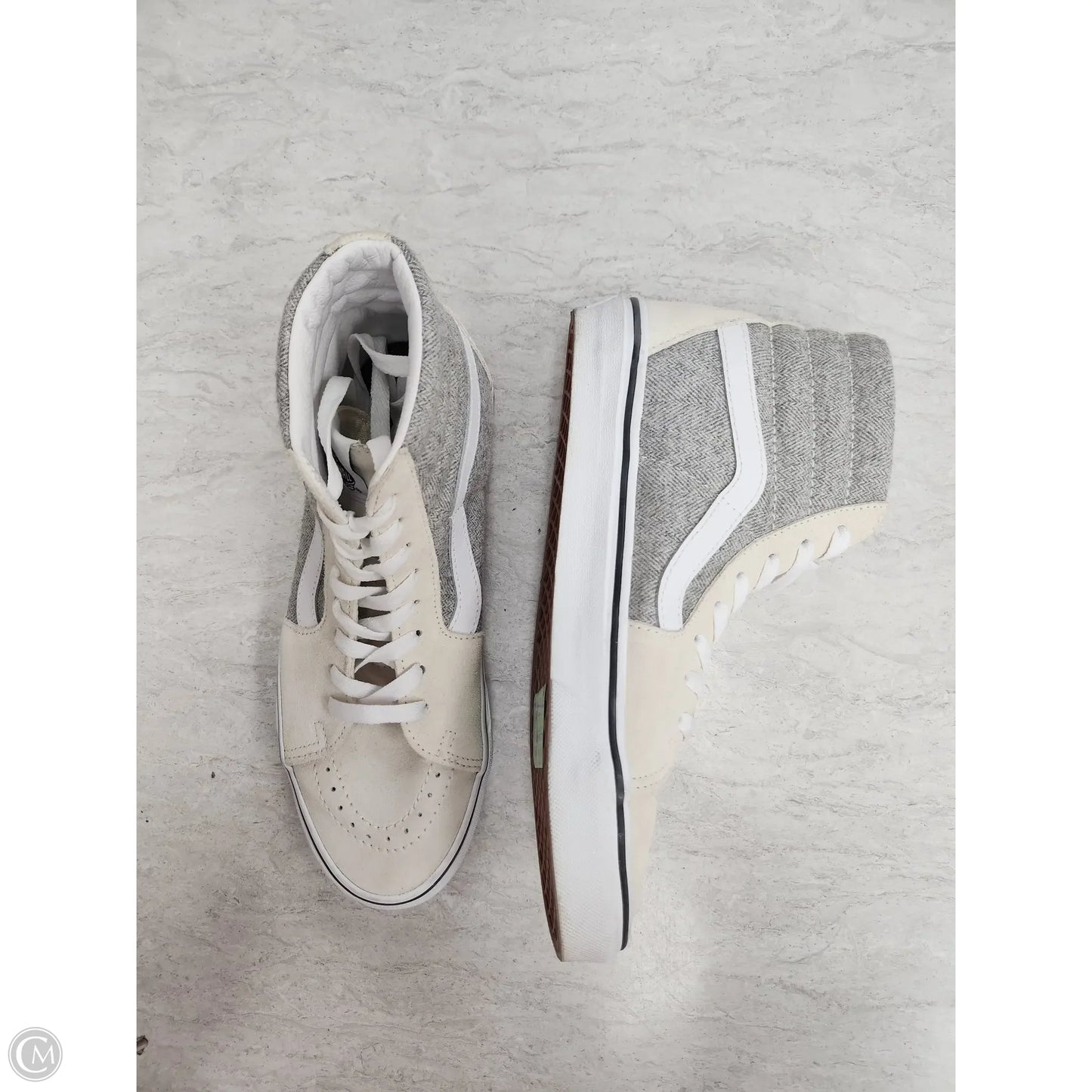 Shoes Sneakers By Vans In Tan, Size: 8
