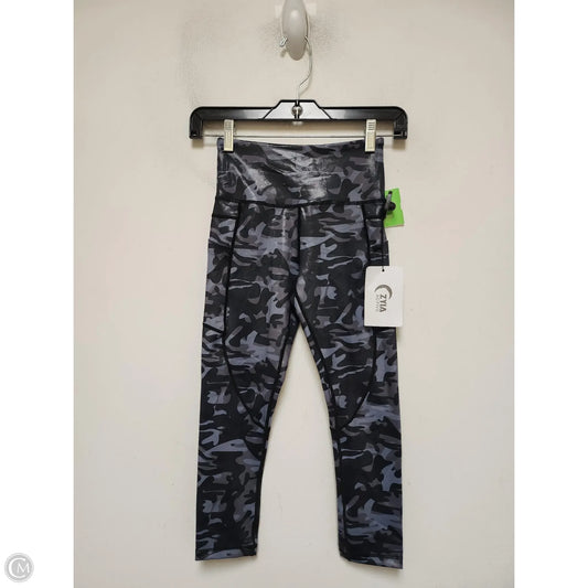 Athletic Leggings Capris By Zyia In Camouflage Print, Size: 0