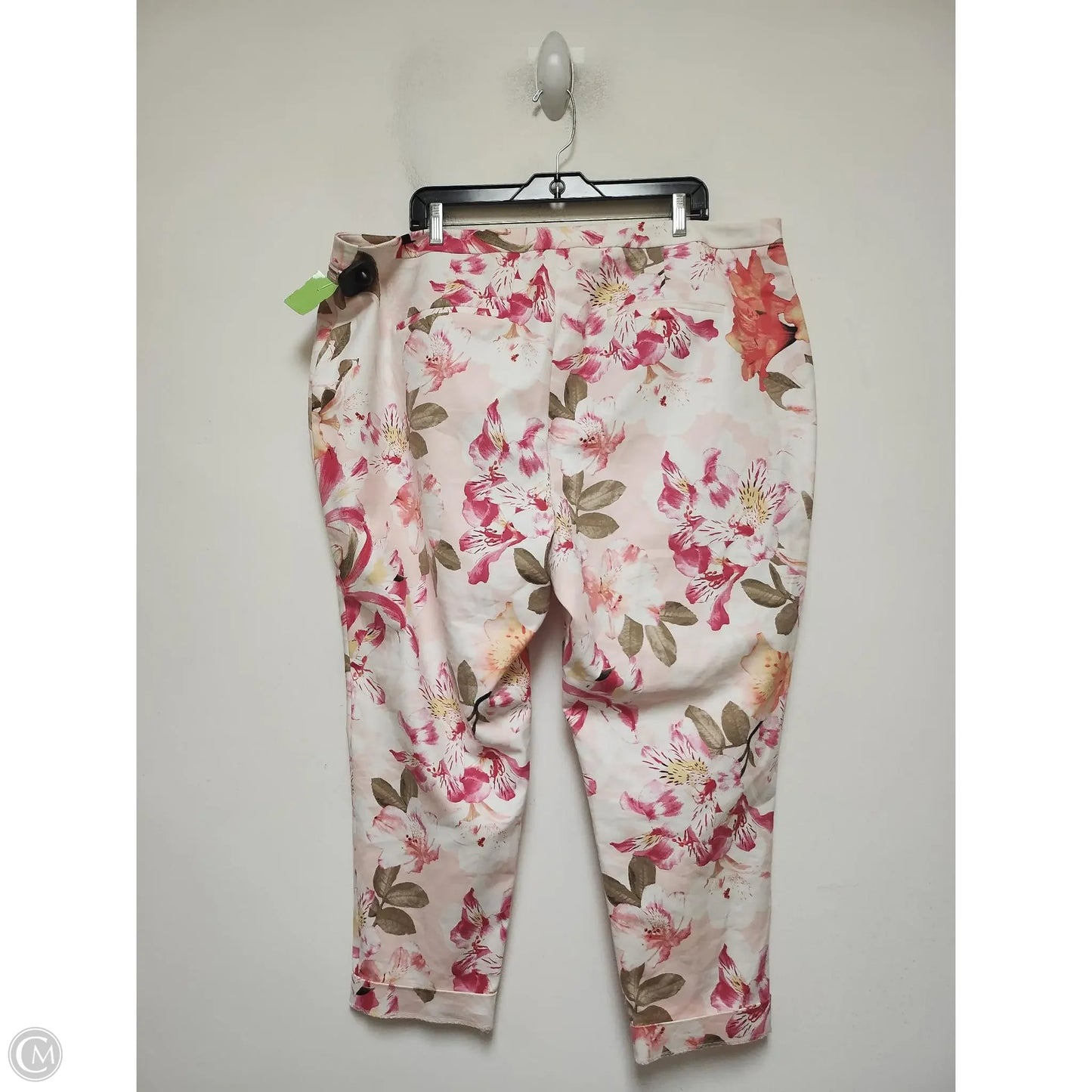 Pants Other By Calvin Klein In Floral Print, Size: 20