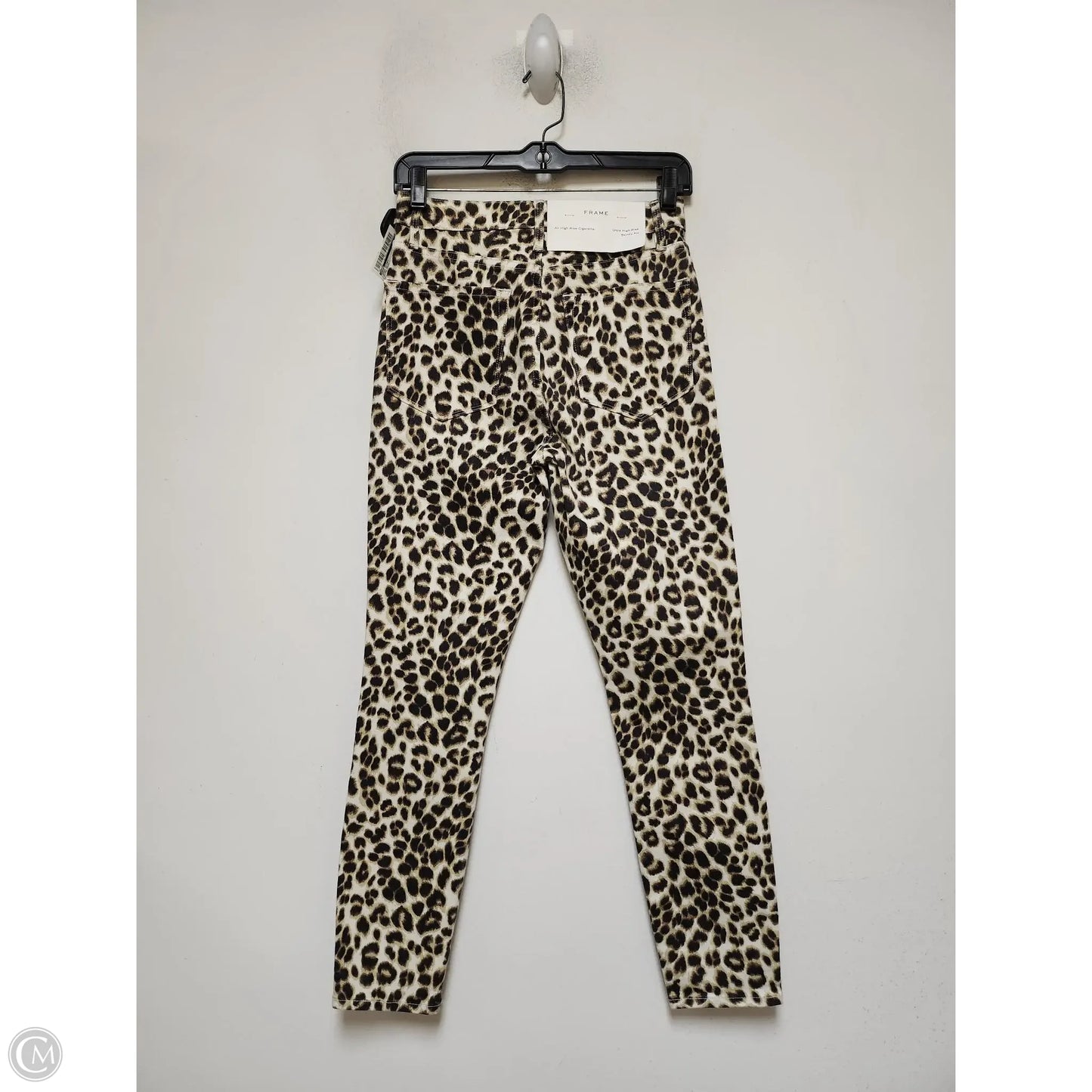 Jeans Skinny By Frame In Animal Print, Size: 4