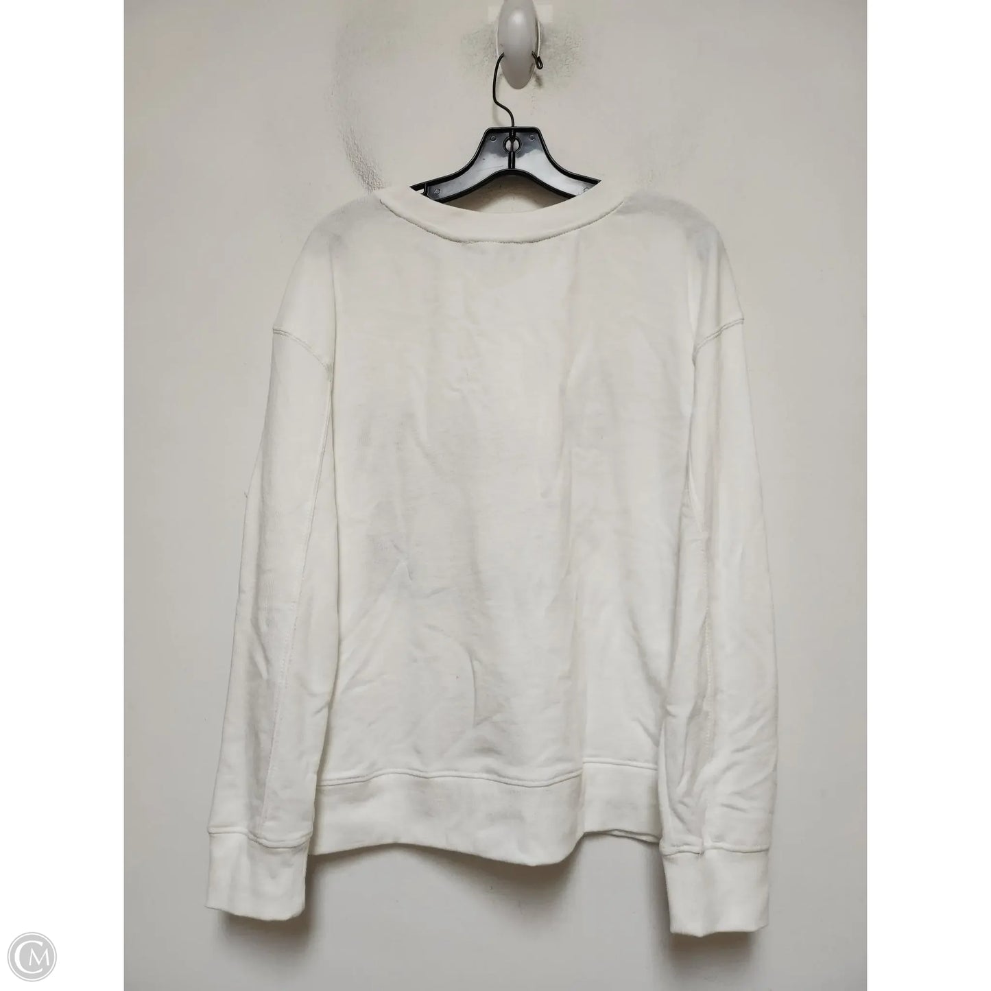 Sweatshirt Crewneck By Jane And Delancey In White, Size: L