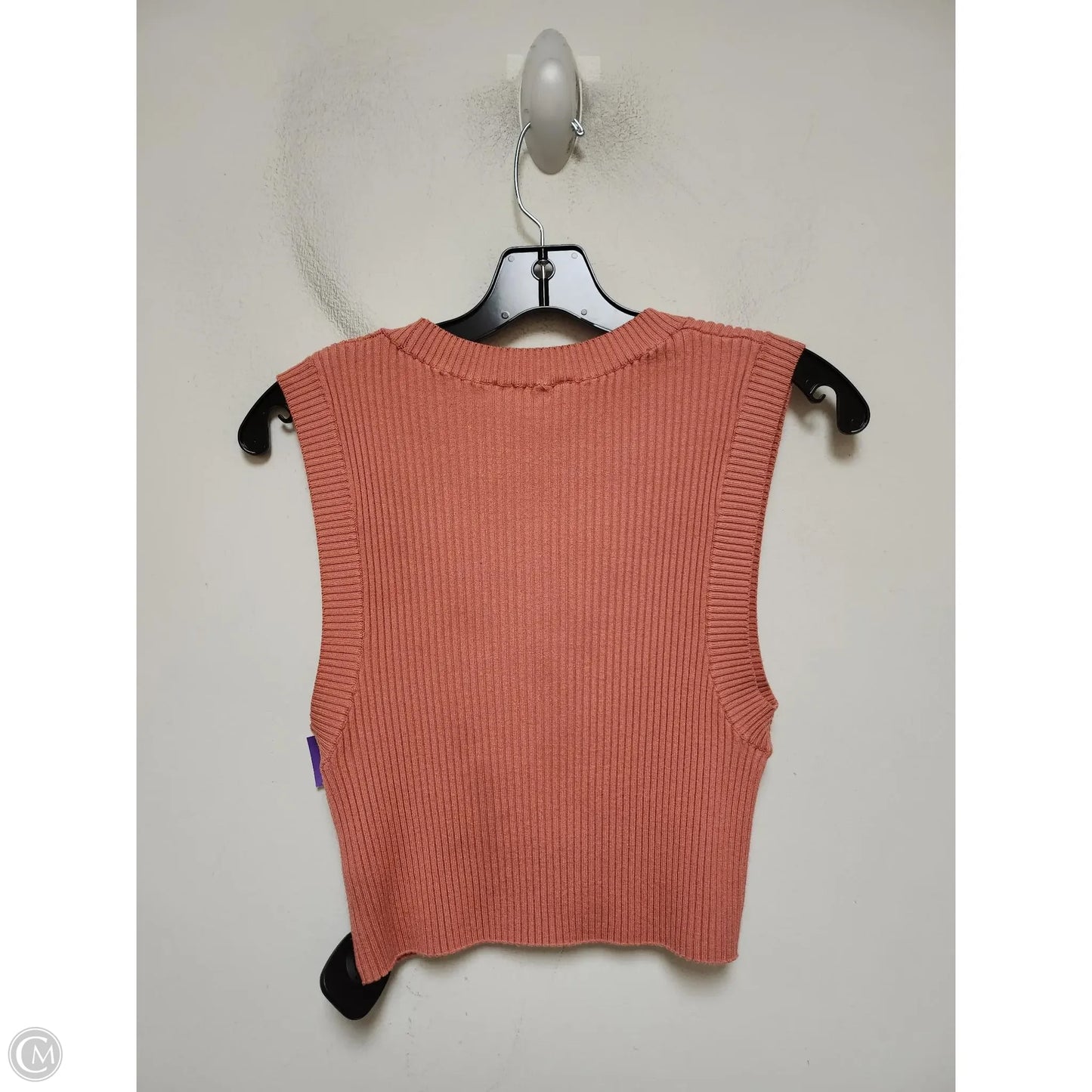 Top Sleeveless By Clothes Mentor In Coral, Size: Xs