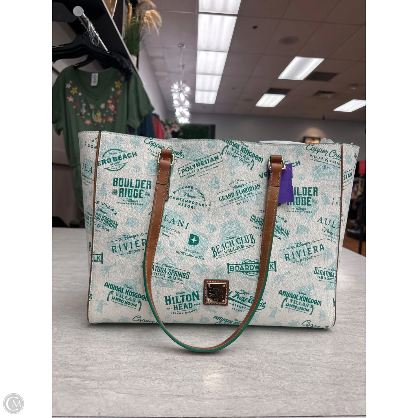 Tote Designer By Dooney And Bourke, Size: Medium