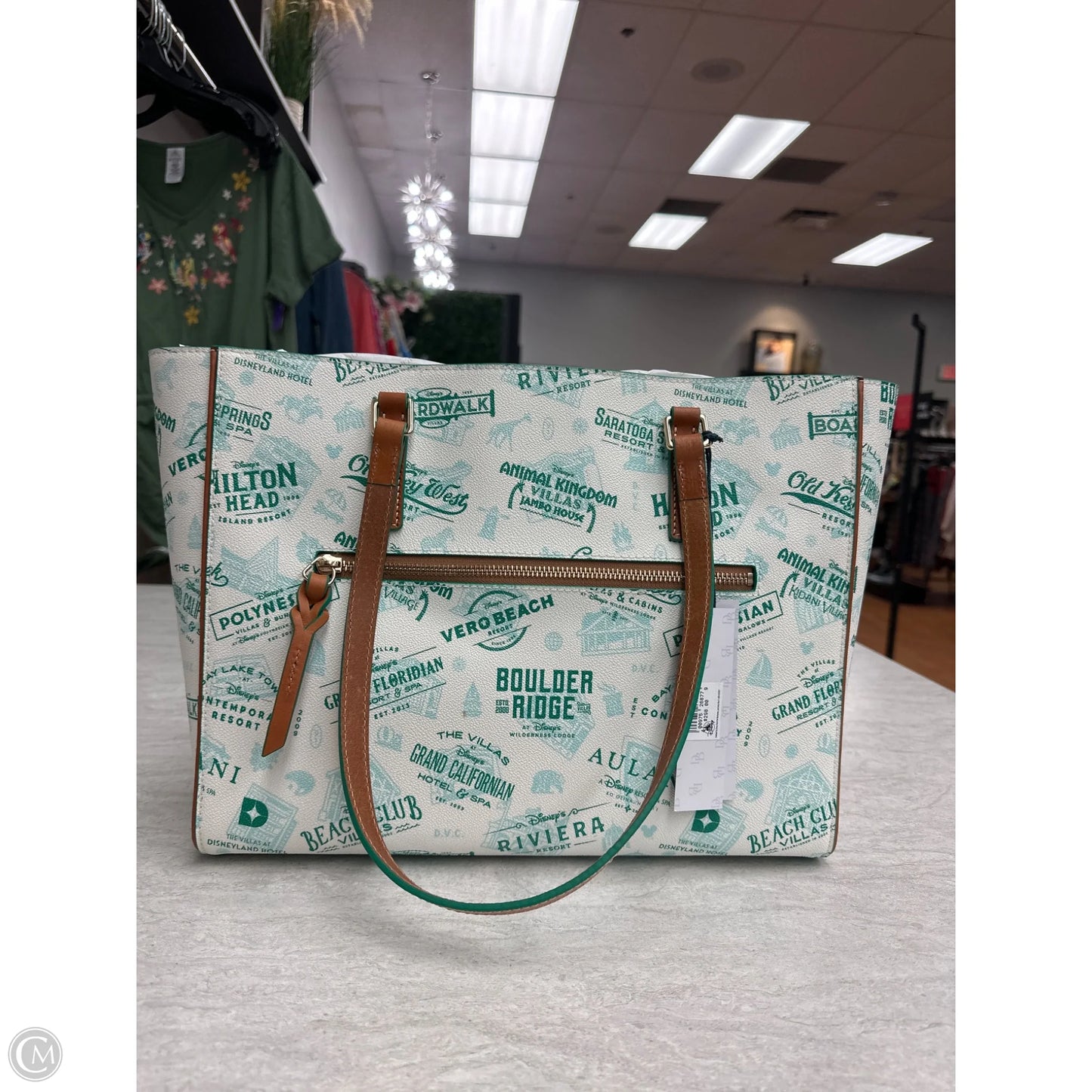 Tote Designer By Dooney And Bourke, Size: Medium