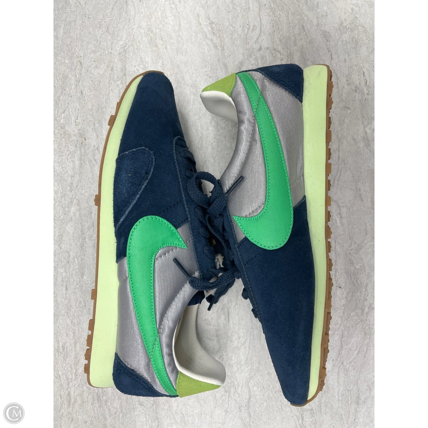 Shoes Athletic By Nike In Blue & Green, Size: 9.5