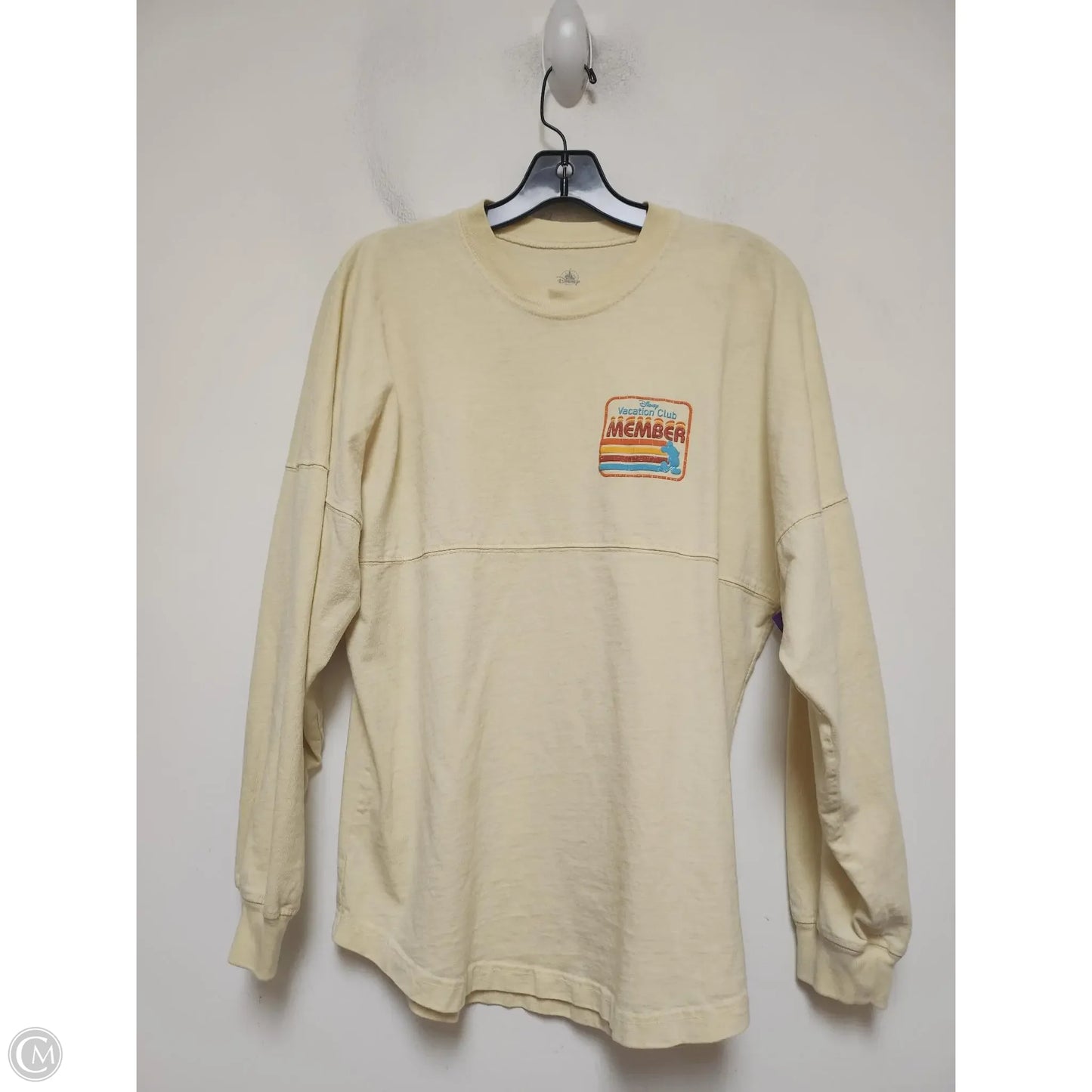 Top Long Sleeve By Walt Disney In Tan, Size: Xs