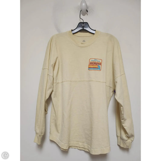 Top Long Sleeve By Walt Disney In Tan, Size: Xs