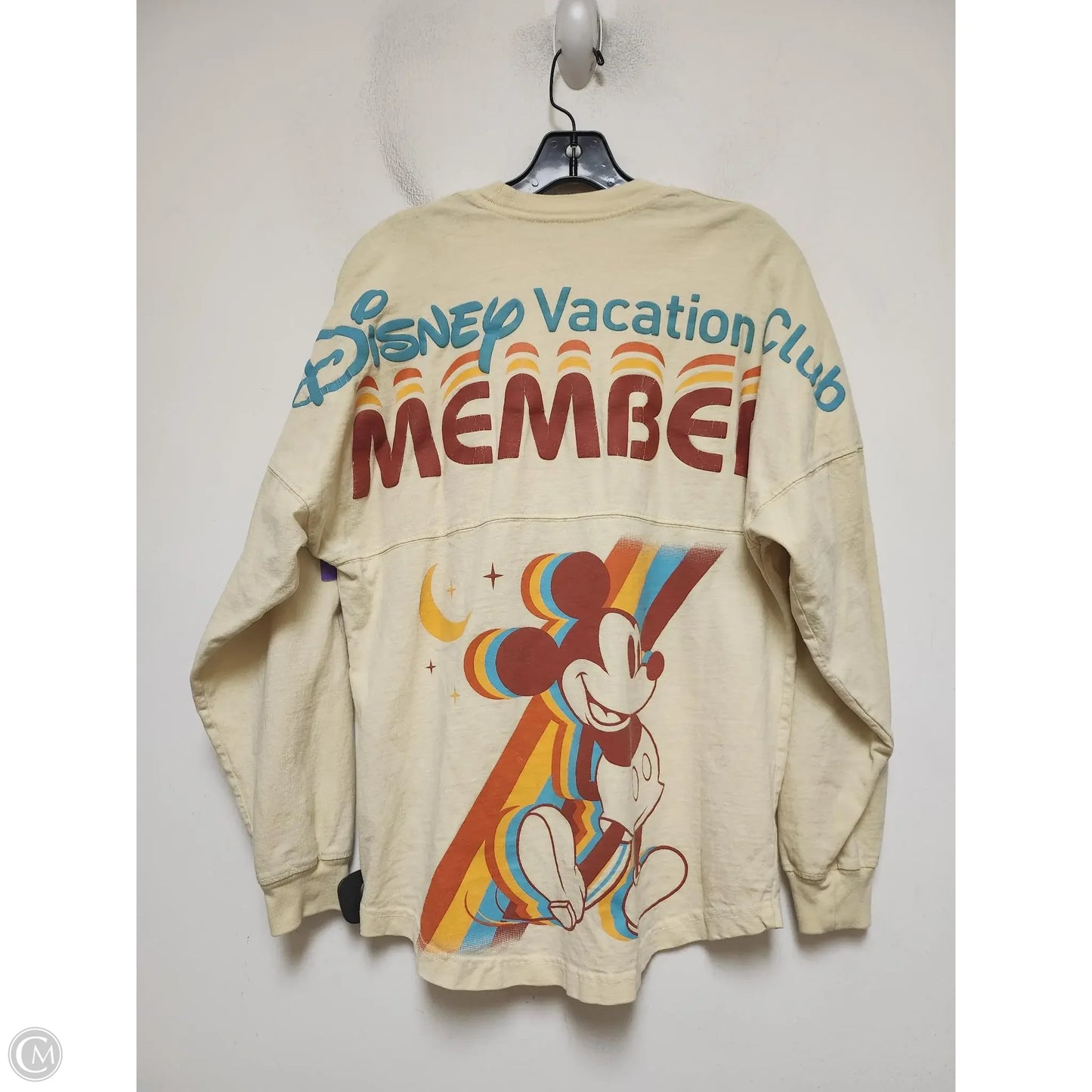 Top Long Sleeve By Walt Disney In Tan, Size: Xs