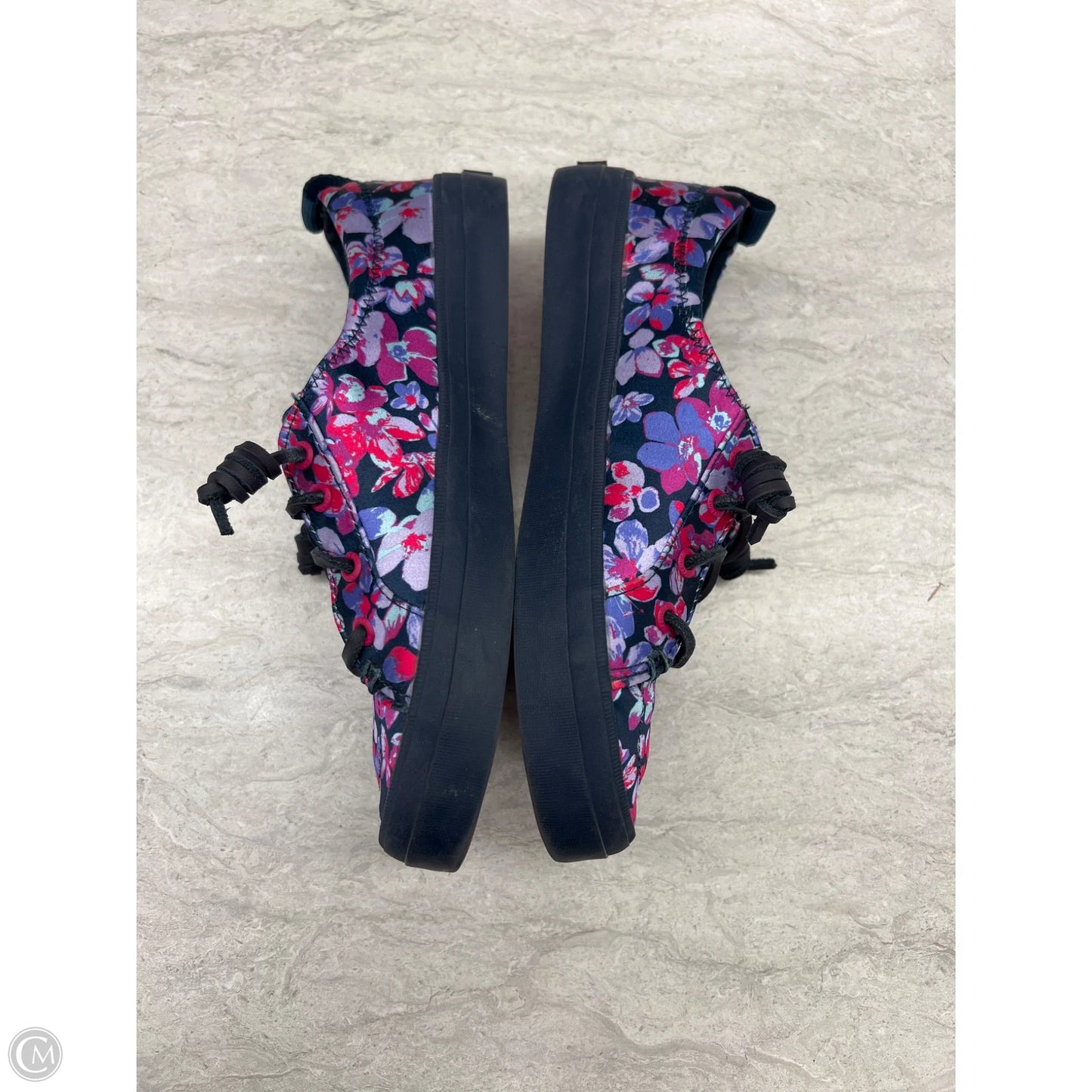 Shoes Sneakers By Sperry In Floral Print, Size: 6