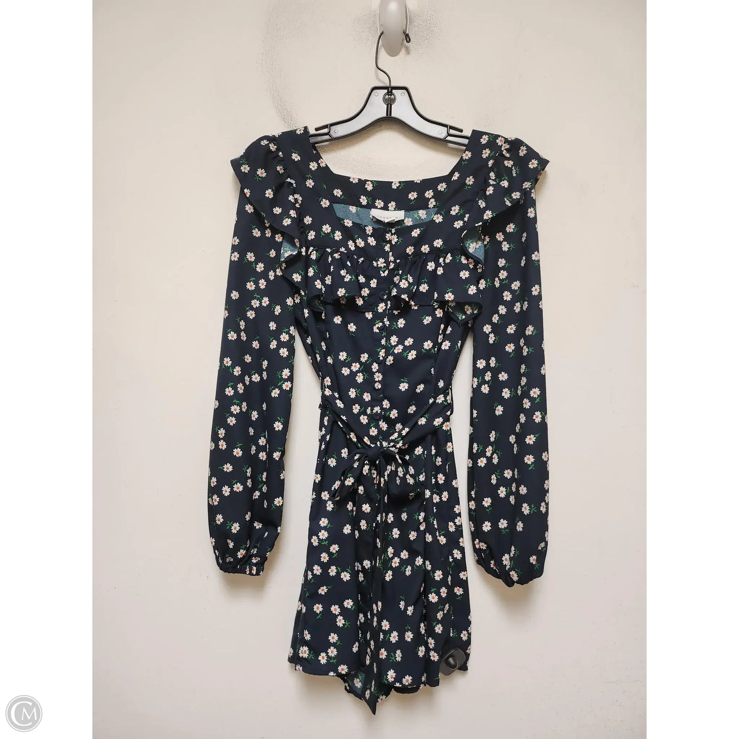 Dress Casual Short By Top Shop In Floral Print, Size: Xs
