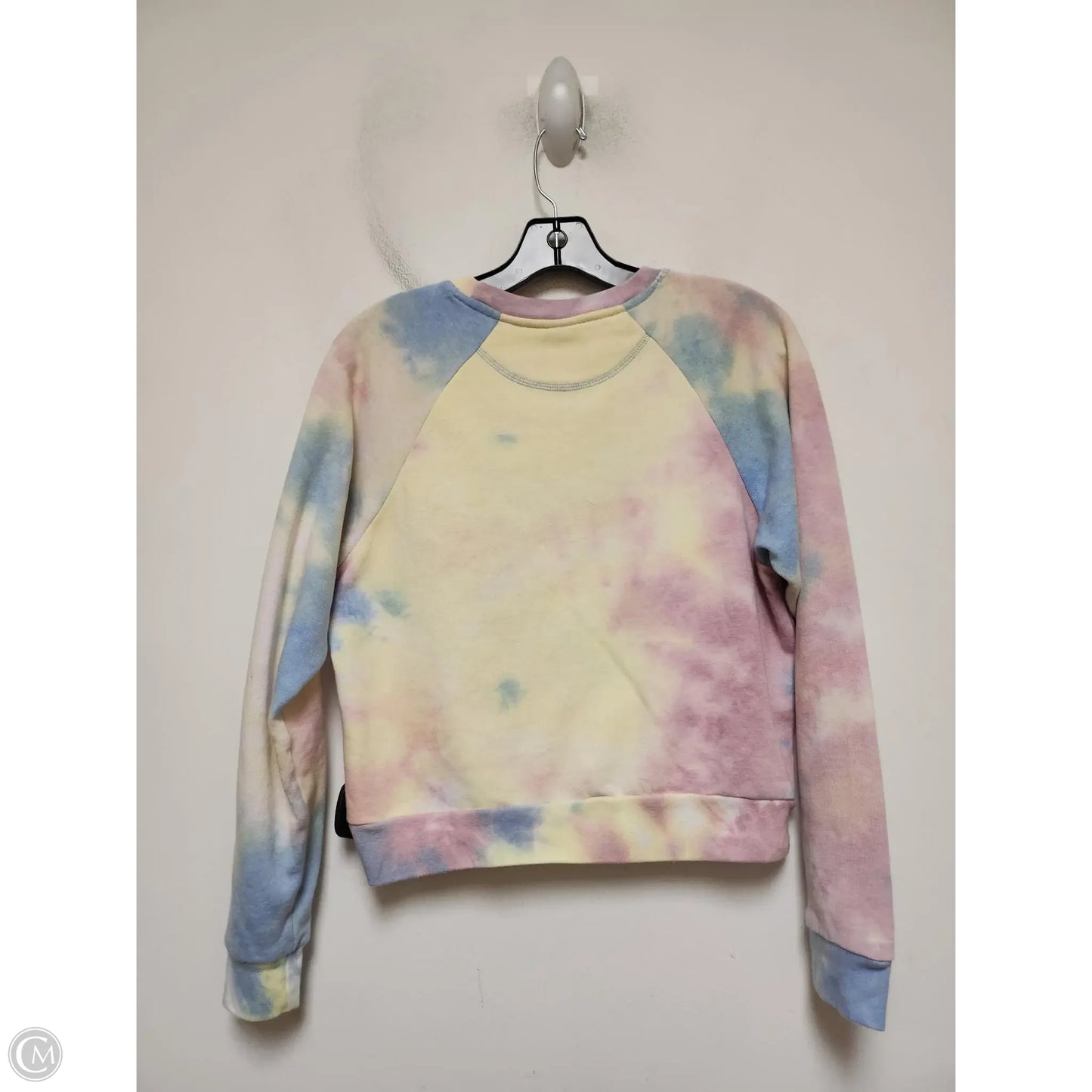 Sweatshirt Crewneck By Walt Disney In Tie Dye Print, Size: M
