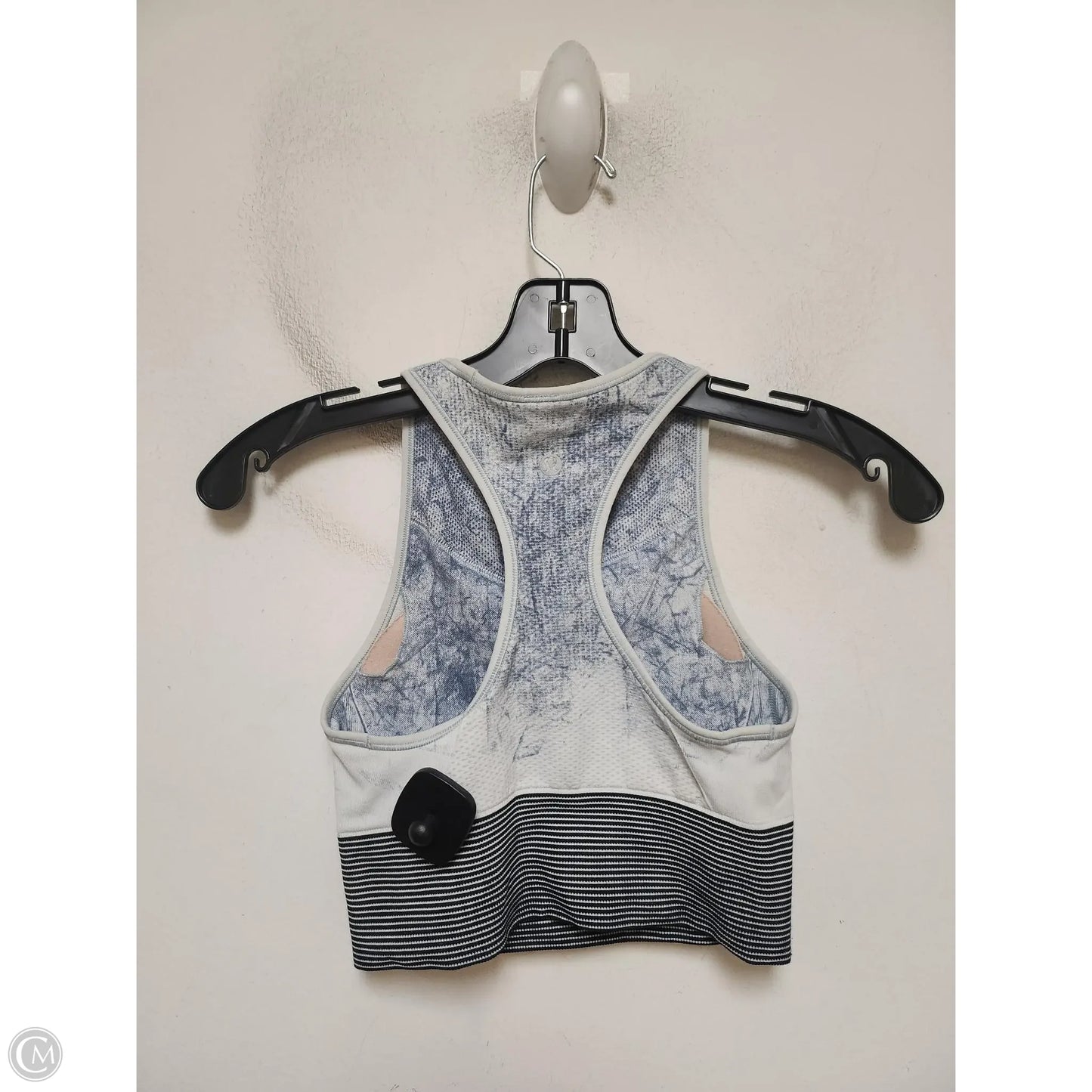 Athletic Bra By Lululemon In Blue & White, Size: 4