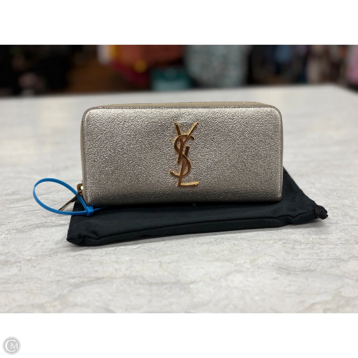 Wallet Luxury Designer By Yves Saint Laurent, Size: Large