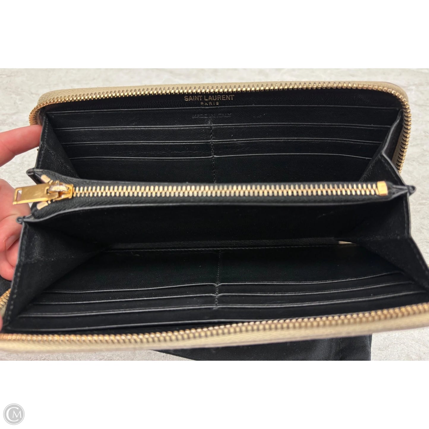 Wallet Luxury Designer By Yves Saint Laurent, Size: Large