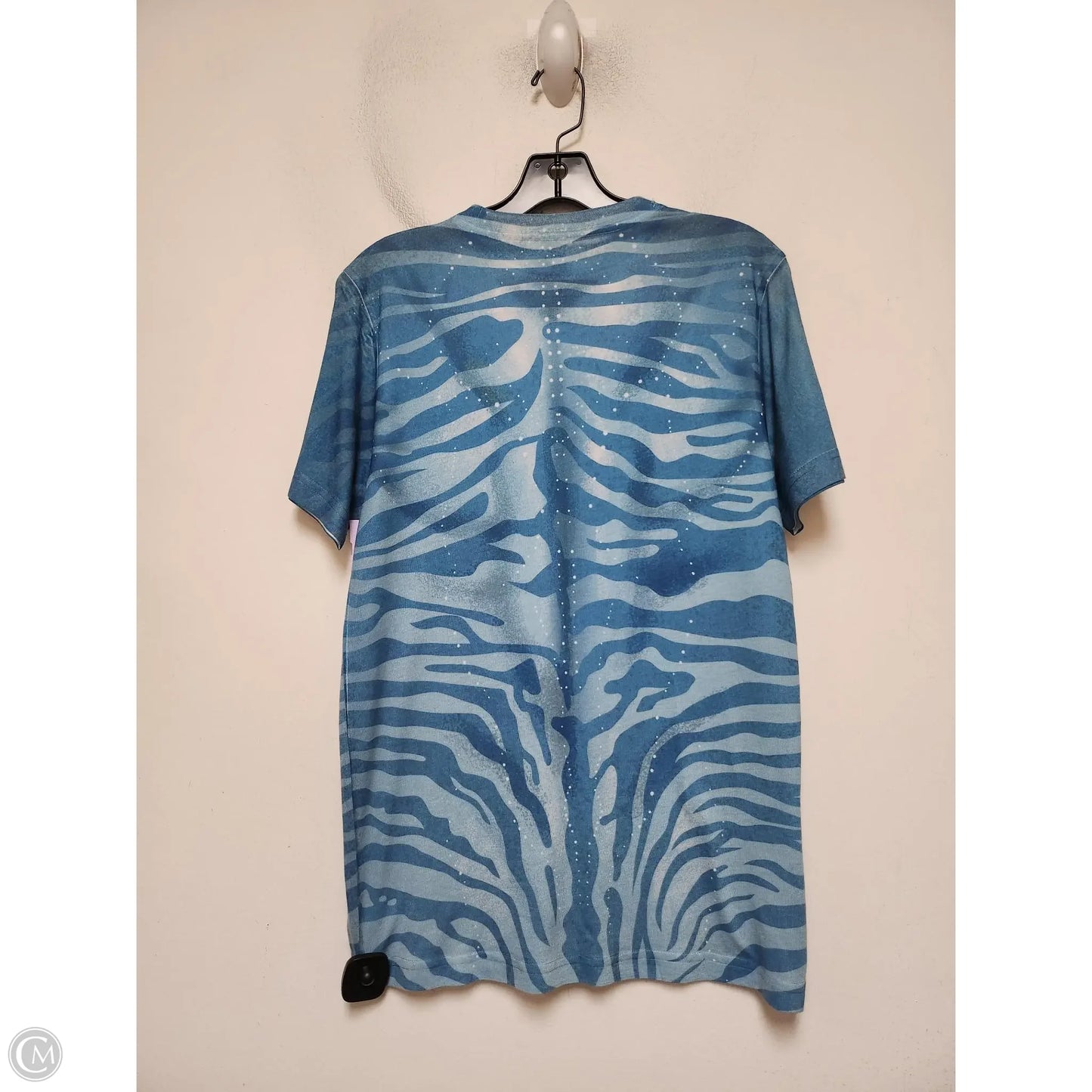 Top Short Sleeve Basic By Walt Disney In Blue, Size: S