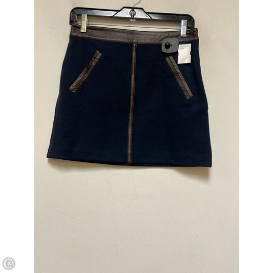 Skirt Mini & Short By Club Monaco In Blue & Brown, Size: 2