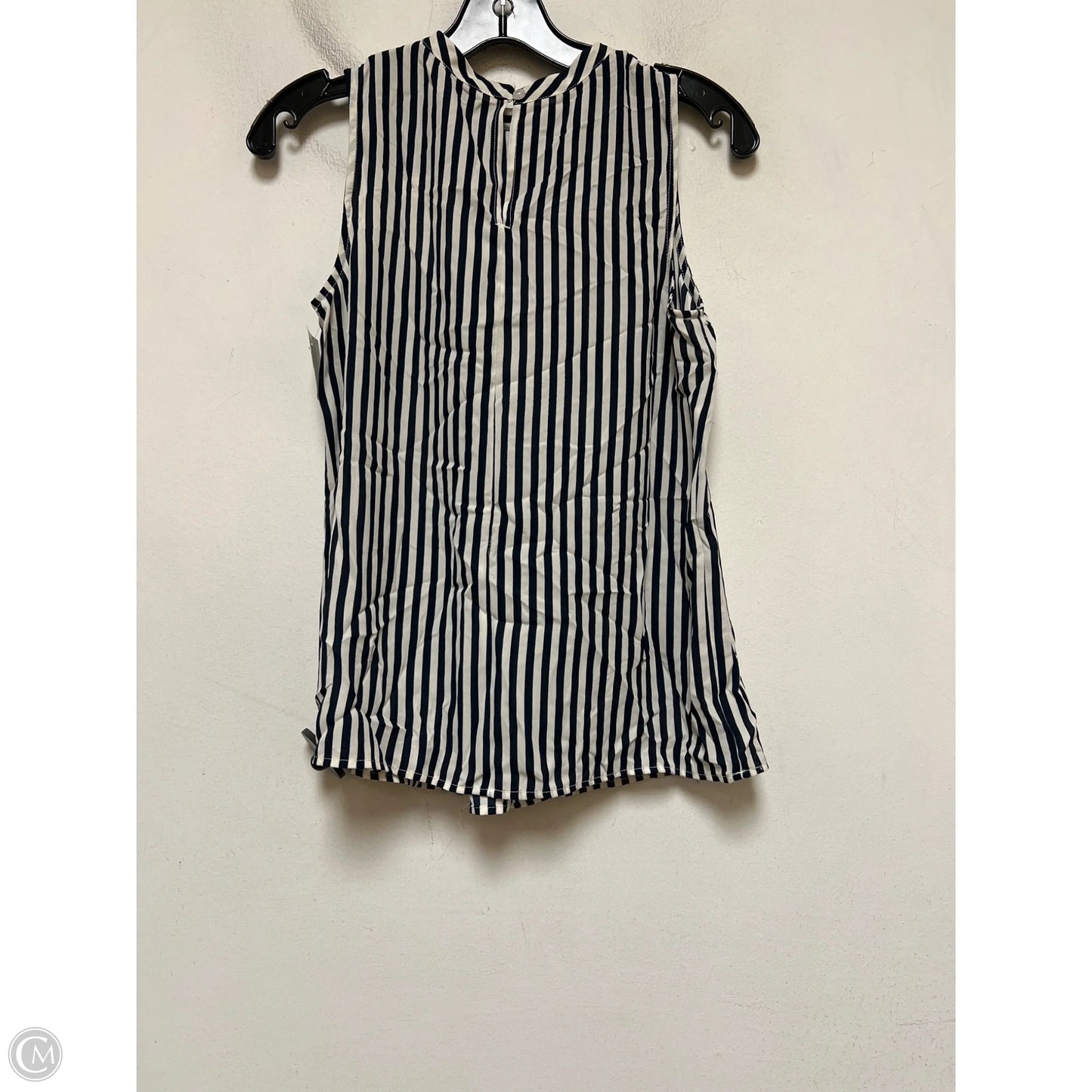 Top Sleeveless By Banana Republic In Striped Pattern, Size: Xs