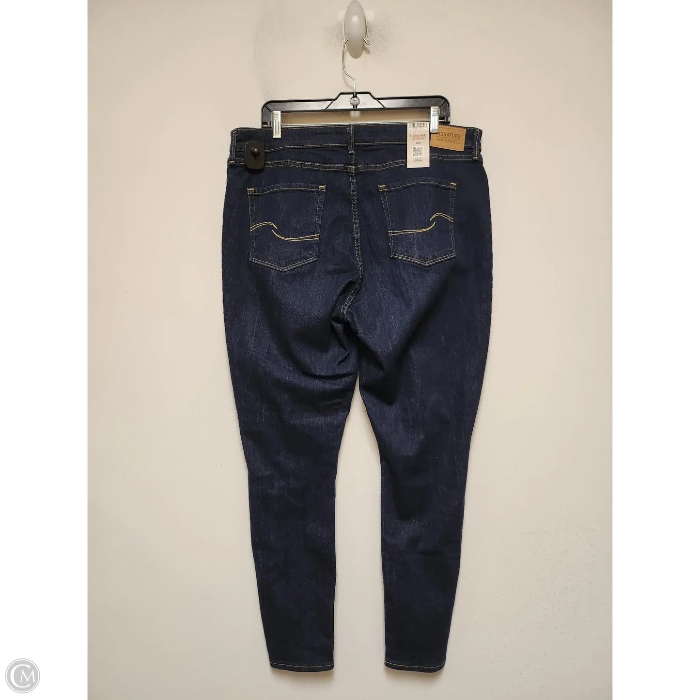 Jeans Skinny By Levis In Blue Denim, Size: 20