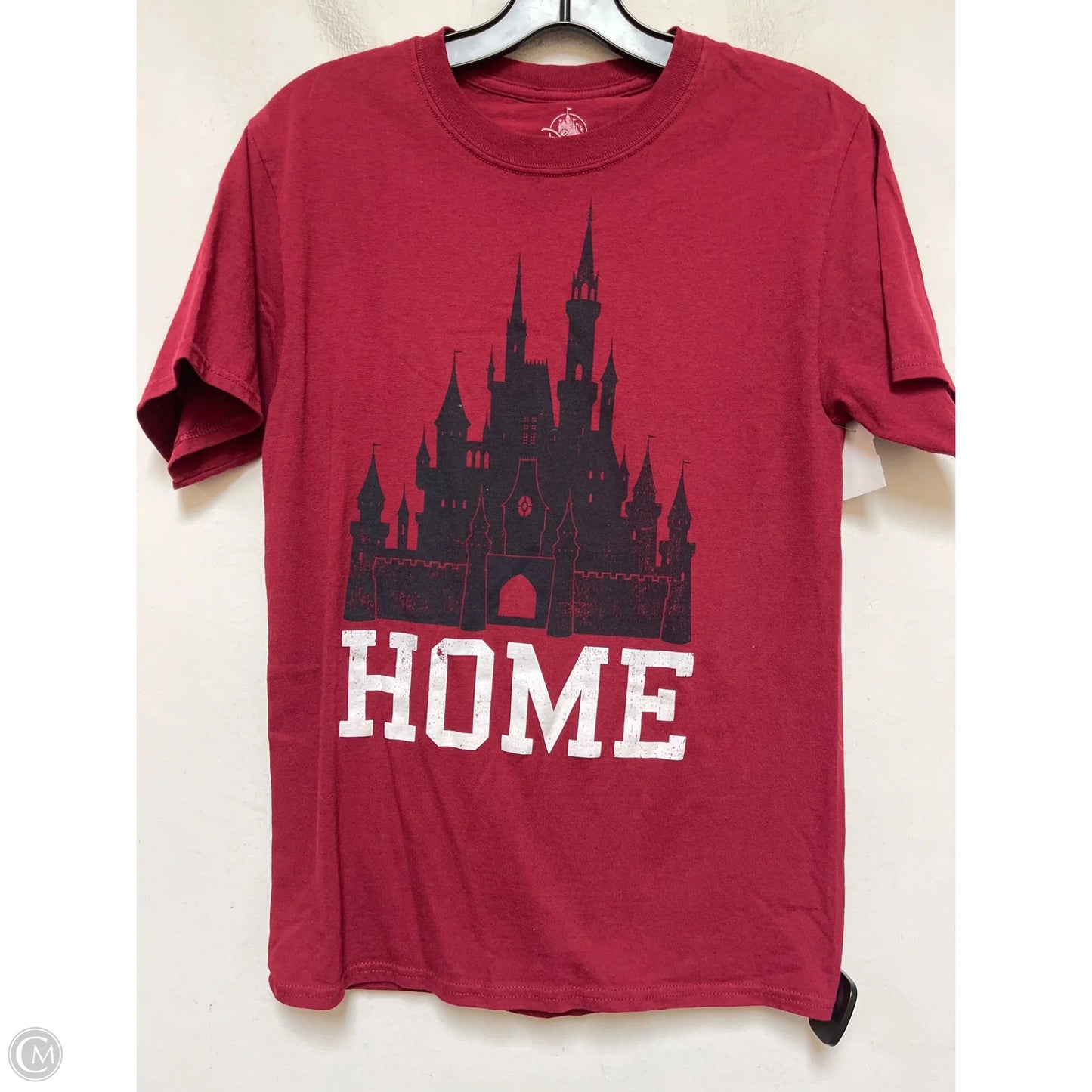 Top Short Sleeve Basic By Walt Disney In Red, Size: S
