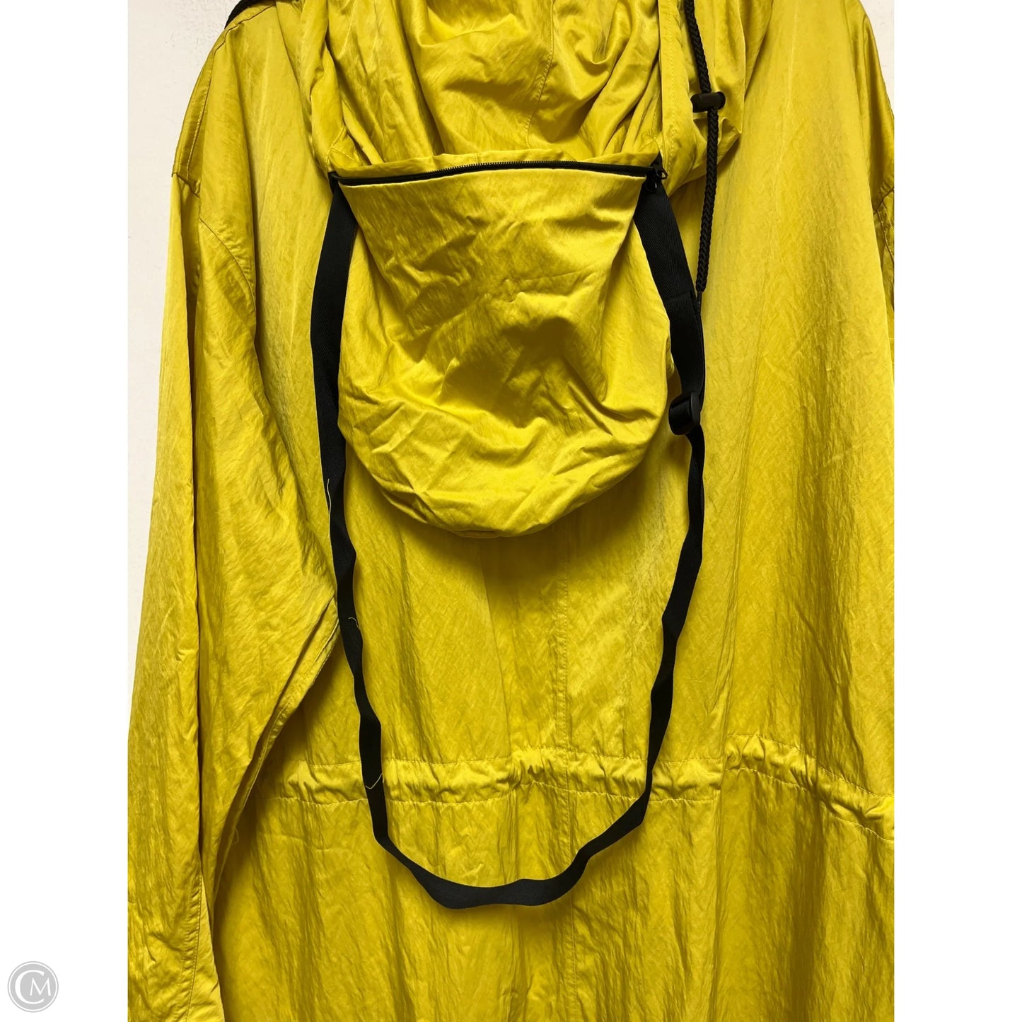 Jacket Windbreaker By Clothes Mentor In Chartreuse, Size: L