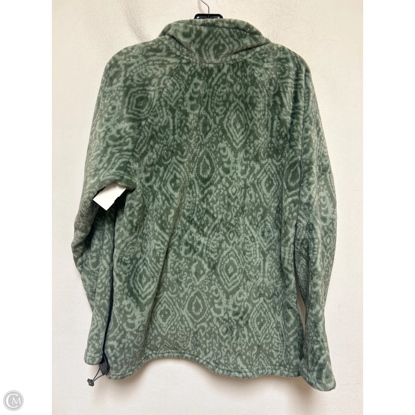 Jacket Faux Fur & Sherpa By Eddie Bauer In Green, Size: Xl