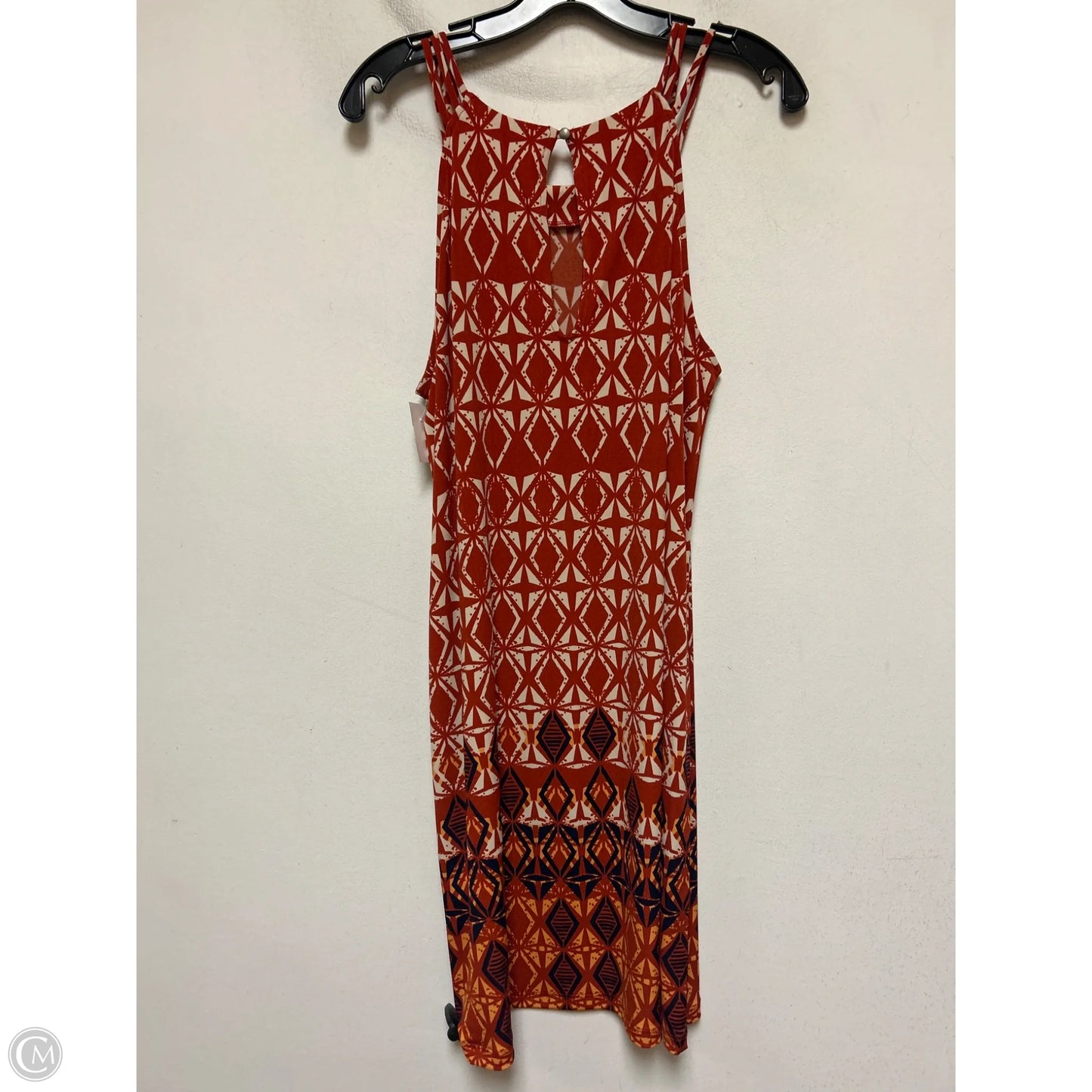 Dress Casual Short By Banana Republic In Red & Tan, Size: M