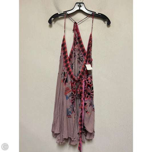 Top Sleeveless By Free People In Pink & Purple, Size: Xs