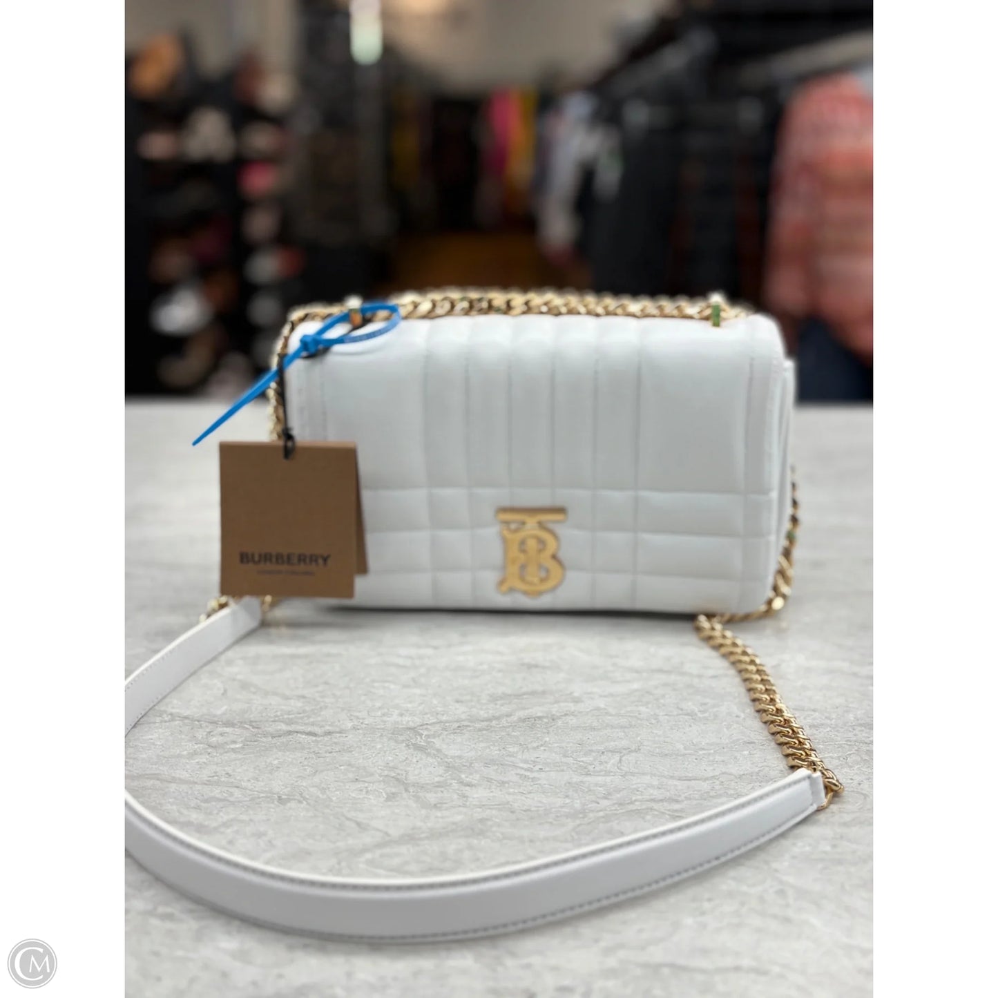 Crossbody Luxury Designer By Burberry, Size: Medium
