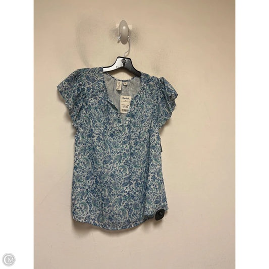 Top Short Sleeve By Joie In Paisley Print, Size: Xs