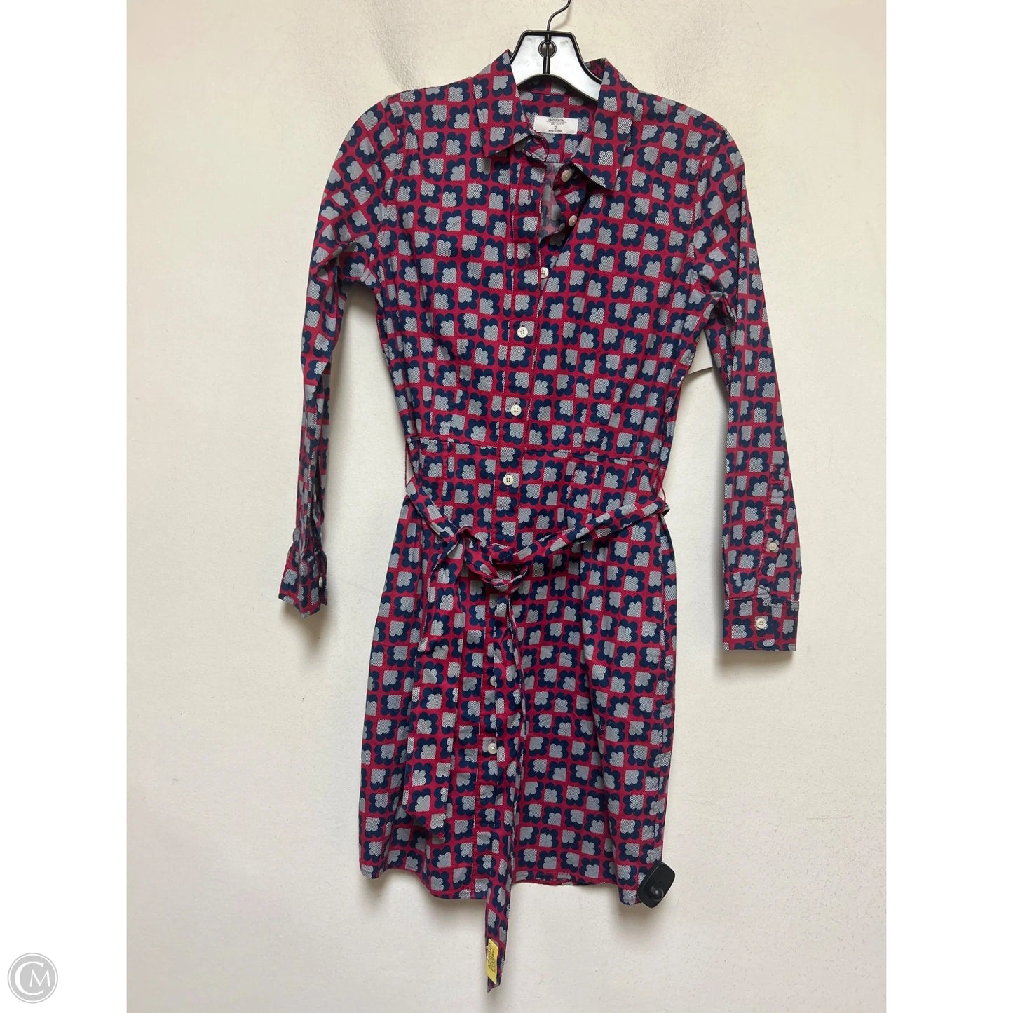 Dress Casual Short By Clothes Mentor In Blue & Red, Size: Xs