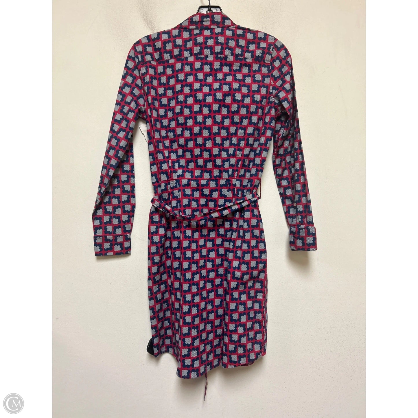 Dress Casual Short By Clothes Mentor In Blue & Red, Size: Xs